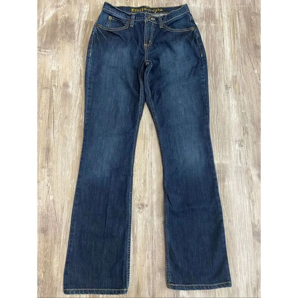 Cruel Denim Vista Bootcut Jeans Mid Rise Embroidered Women’s Sz 30/9